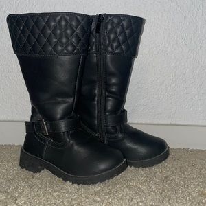 Long Black Toddler Boots 👢